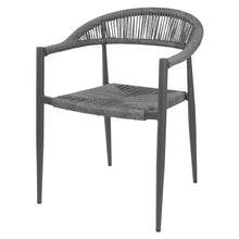 Afbeelding in Gallery-weergave laden, Bolero Eden PE gevlochten rattan outdoor armstoelen antraciet (4stuks)