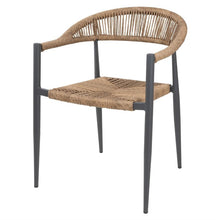 Afbeelding in Gallery-weergave laden, Bolero Eden PE gevlochten rattan outdoor armstoelen naturel (4 stuks)