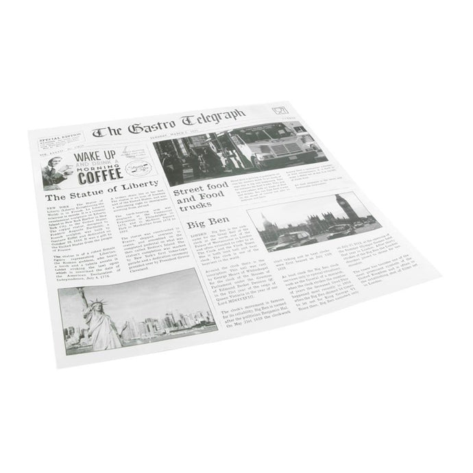 Sier Dispsoabels Vetvrij papier 300 x 300mm (doos 300)