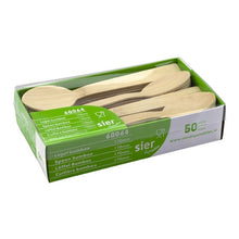 Afbeelding in Gallery-weergave laden, Sier Disposables Lepel bamboe 170 mm (doos 50)