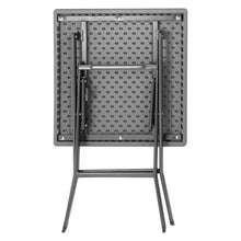 Afbeelding in Gallery-weergave laden, Bolero Vierkante Opvouwbare Tafel HDPE Hout Effect 620mm