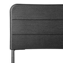 Afbeelding in Gallery-weergave laden, Bolero Opvouwbare Barkrukken Zwart Houtlook (2 stuks)