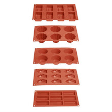 Afbeelding in Gallery-weergave laden, Vogue Silicone Madeleinenvorm 9 Cup