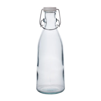 Olympia Gerecycleerde Glazen Swing Top Flessen 1Ltr (6 stuks)