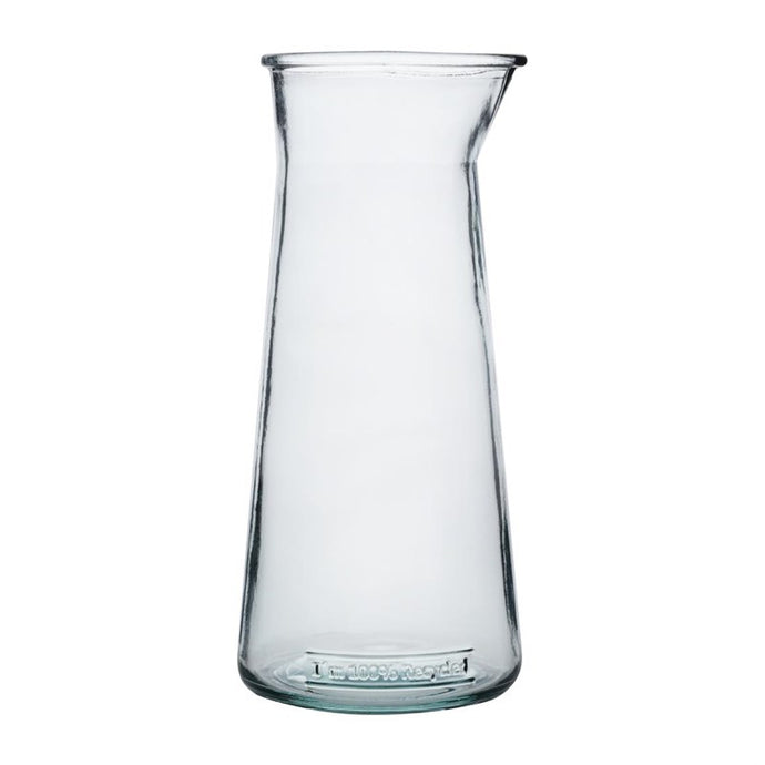 Olympia Gerecycled Glas Conische Karaffen 1Ltr (6 stuks)