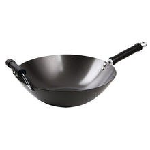 Afbeelding in Gallery-weergave laden, Anti-kleef inductie wok met platte bodem 35,5cm