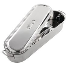 Afbeelding in Gallery-weergave laden, Rvs Vispan Met Inzet 50cm