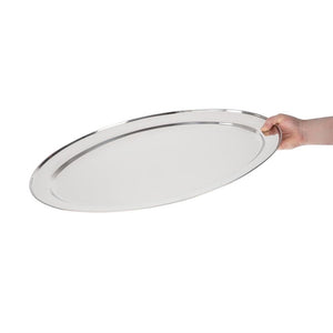 Olympia ovale RVS serveerschaal 66cm