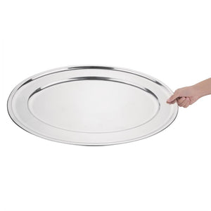 Olympia ovale RVS serveerschaal 66cm