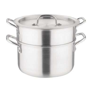 Vogue aluminium pan met au bain marie inzet 4L