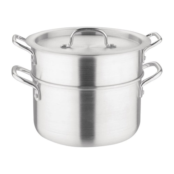 Vogue aluminium pan met au bain marie inzet 4L