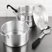 Afbeelding in Gallery-weergave laden, Vogue aluminium pan met au bain marie inzet 4L