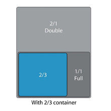 Afbeelding in Gallery-weergave laden, Vogue RVS GN2/3 bak 100mm