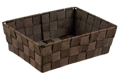 Nylon op frame mand KC219M bruin