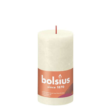 Kaarsen rustiek 130/68 Soft Pearl 4st