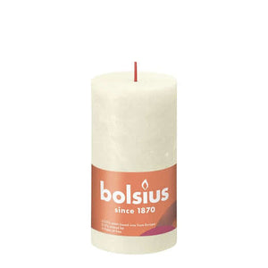Kaarsen rustiek 130/68 Soft Pearl 4st