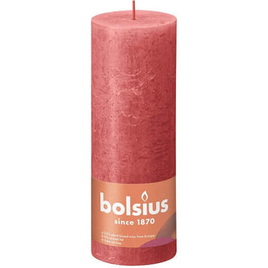 Kaarsen rustiek 190/68 Blossom Pink 4st
