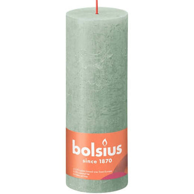 Kaarsen rustiek 190/68 Jade Green 4st