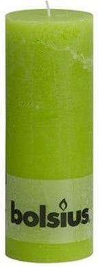 Kaarsen rustiek 190/68 lime 12 st.