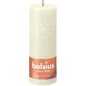 Kaarsen rustiek 190/68 Soft Pearl 4st