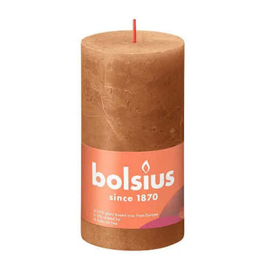 Kaarsen rustiek 130/68 Spice Brown 4st
