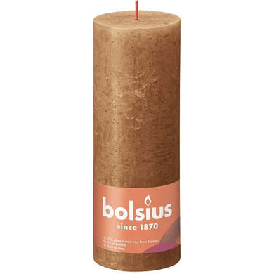 Kaarsen rustiek 190/68 Spice Brown 4st