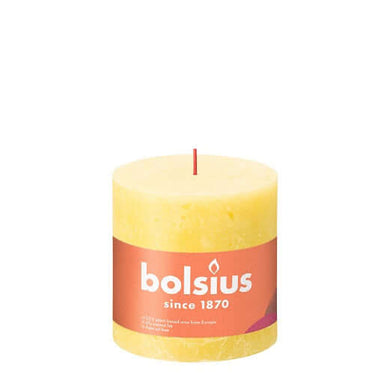 Kaarsen rustiek 100/100 Sunny Yellow 3st