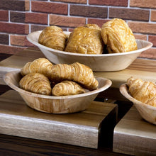 Afbeelding in Gallery-weergave laden, Ovale houten kom groot