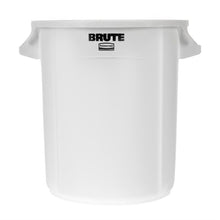 Afbeelding in Gallery-weergave laden, Rubbermaid Brute ronde container wit 37,9L