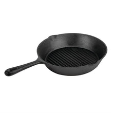 Afbeelding in Gallery-weergave laden, Vogue ronde gietijzeren inductie grillpan 26,7cm