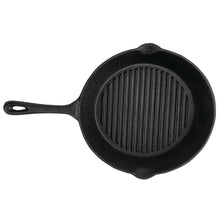 Afbeelding in Gallery-weergave laden, Vogue ronde gietijzeren inductie grillpan 26,7cm