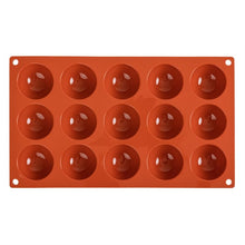 Afbeelding in Gallery-weergave laden, Pavoni Formaflex siliconen bakvorm 15 halve bollen