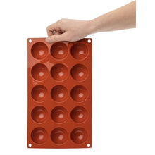 Afbeelding in Gallery-weergave laden, Pavoni Formaflex siliconen bakvorm 15 halve bollen