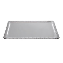 Afbeelding in Gallery-weergave laden, APS RVS serveerschaal met versierde rand 50x36cm
