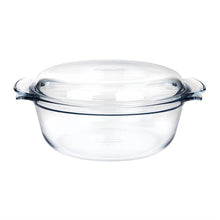 Afbeelding in Gallery-weergave laden, Pyrex ronde glazen casserole 3,75L