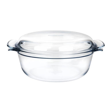 Pyrex ronde glazen casserole 3,75L