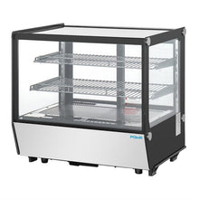 Afbeelding in Gallery-weergave laden, Polar G-Series Aanrecht Model Display Koelkast Zwart Vierkant Glas 120Ltr
