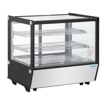 Afbeelding in Gallery-weergave laden, Polar G-Series Aanrecht Model Display Koelkast Zwart Vierkant Glas 120Ltr