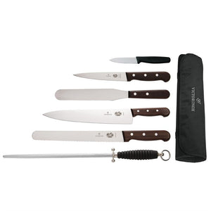 Victorinox 6-delige messenset met 25cm koksmes