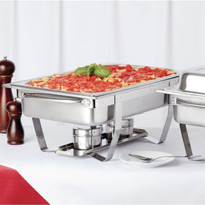 SPECIALE AANBIEDING Olympia Milan Chafing Dish met 24-pak Olympia gel brandpasta