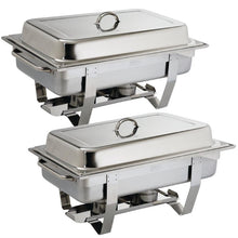 Afbeelding in Gallery-weergave laden, SPECIALE AANBIEDING 2x Olympia Milan Chafing Dish met 72-pak Olympia brandpasta gel