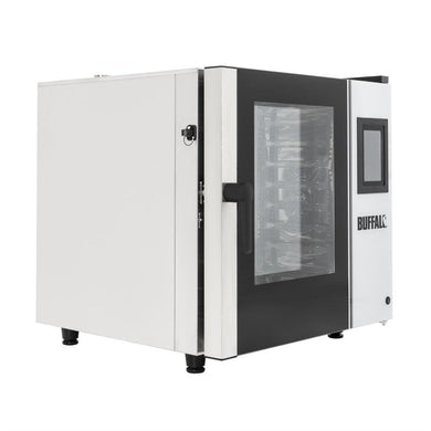 Buffalo Vrijstaande Slimme Touchscreen Combi Oven 7 x GN 1/1 Met Installatiekit