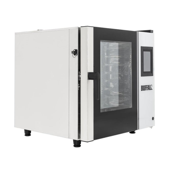 Buffalo Vrijstaande Slimme Touchscreen Combi Oven 7 x GN 1/1 Met Installatiekit