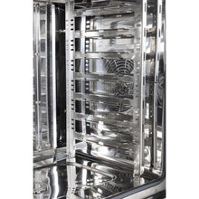 Afbeelding in Gallery-weergave laden, Buffalo Vrijstaande Smart Touchscreen Combi Oven 7 x GN 1/1 Met Installatie Kit En Afzuigkap