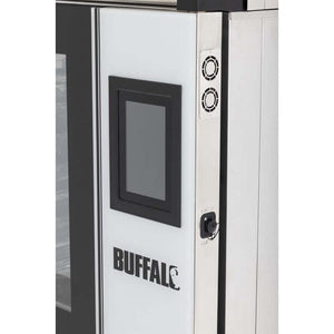 Buffalo Vrijstaande Smart Touchscreen Combi Oven 7 x GN 1/1 Met Installatie Kit En Afzuigkap