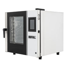 Afbeelding in Gallery-weergave laden, Buffalo Vrijstaande Smart Touchscreen Combi Oven 7 x GN 1/1 Met Installatie Kit En Afzuigkap