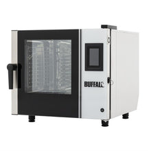 Afbeelding in Gallery-weergave laden, Buffalo Vrijstaande Slimme Touchscreen Compacte Combi Oven 6 x GN 1/1 Met Installatiekit