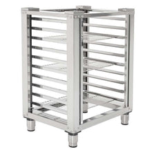 Afbeelding in Gallery-weergave laden, Buffalo Vrijstaande Slimme Touchscreen Compacte Combi Oven 6 x GN 1/1 Met Installatiekit En Afzuigka