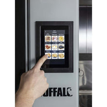 Afbeelding in Gallery-weergave laden, Buffalo Vrijstaande Slimme Touchscreen Compacte Combi Oven 6 x GN 1/1 Met Installatiekit En Afzuigka
