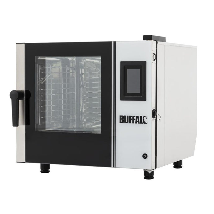 Buffalo Slim Touchscreen Compact Combi Oven 6 x GN 1/1 Met Installatiekit